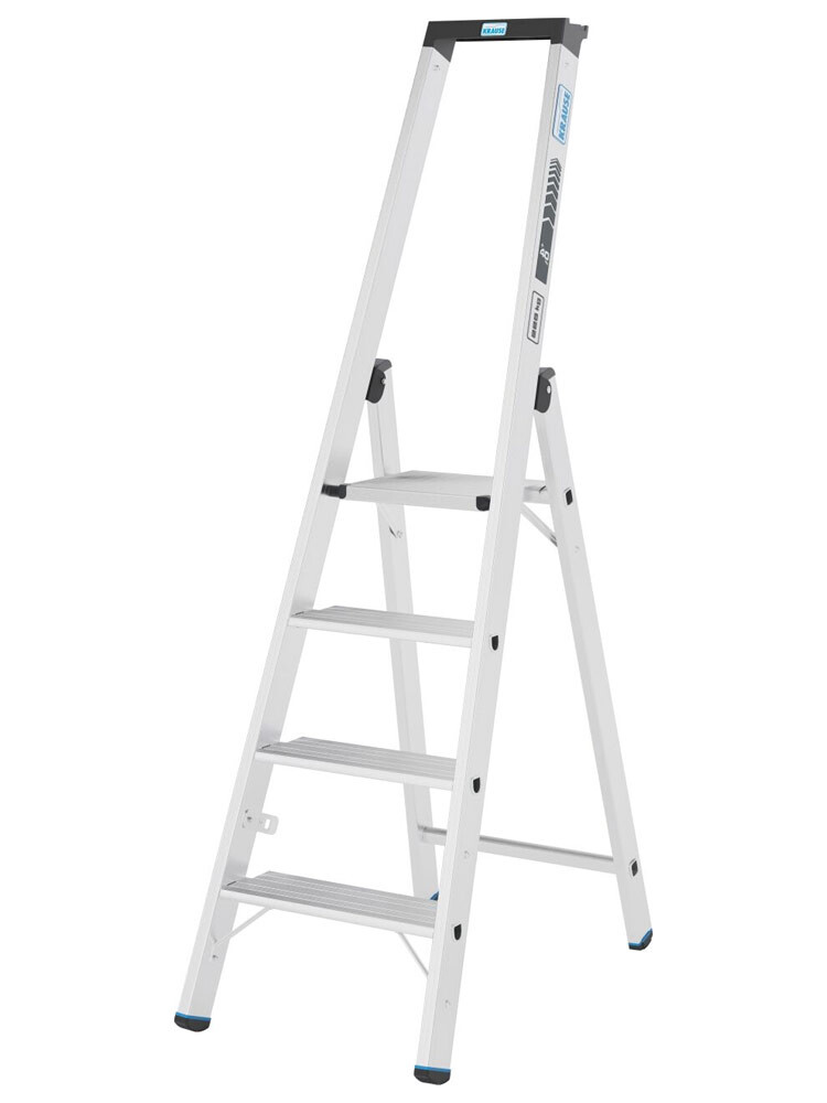 KRAUSE Stabilo drabina wolnostojąca 4-stopniowa o nośności 225 kg i stopniami o głębokości 135 mm